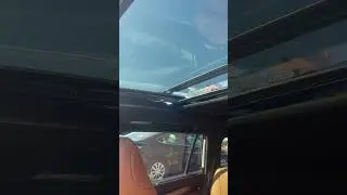 Toyota Highlander panoramic sunroof sunshade half close hack