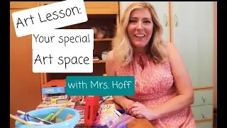 Virtual Art Lesson: Create an art studio and organize your supplies (K-8) with Nicole Hoff Arts