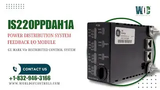 GE IS220PPDAH1A - Power Distribution System Feedback I/O Module