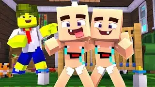 AS IRMÃS GÊMEAS MAIS ESTRANHAS DO MINECRAFT! (IMPOSSÍVEL NÃO RIR) ‹ Juw ›