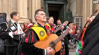 Encuentro Cuarentunas Zaragoza 2025 ofrenda a Virgen del Pilar