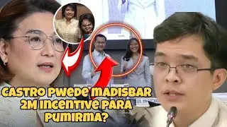 Castro may disbarment case na? 2M incentive para sa mga Congressman's denideny ni Suansing