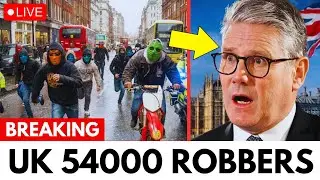 1 MIN AGO: London OVERRUN by Snatcher Gangs 😱  54,000 Robberies SHOCK | UK News