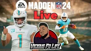 Last Live Stream Of 2023! Dolphins Beating Ravens! Madden 24 H2H DUBS Part 2