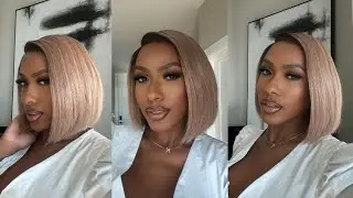 YOU WON&rsquo;T BELIEVE THIS SEXY BLONDE BOB WIG! SEE MY BEFORE & AFTER W/ FULL MAKEUP, HAIR, & OUTFIT!