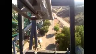 six flags magic mountain batman the ride onride pov