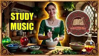 Medieval Study Music - Focus Ambience for Concentration | 4K Loop