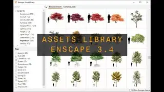 Assets Library Enscape 3.4