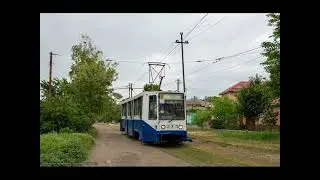 Трамвайный вагон мод. 71-608К № 373 г. Таганрог