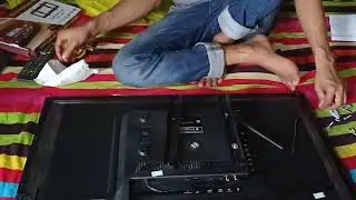 Intex Android  TV setup backside