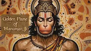 Golden Flame of Hanuman Ji | Radiant devotion and Divine attributes of Hanuman Ji