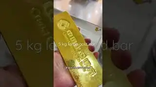 5 kg large gold bar😍 #goldrecovery #goldrush#recyclegold#recyclinggold #24kgold