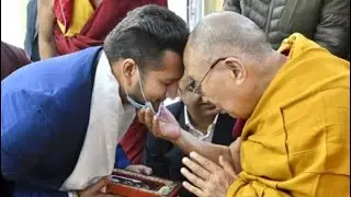 Finally My Dream Came True ❤️ Meeting His Holiness DALAI LAMA ji @sandeepbhatt @dalailama