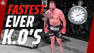 Counting Down The FASTEST Knockouts in Bellator History!⏰🥊 | Bellator MMA
