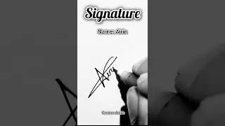 how to make a right signature?  #Airin #signature