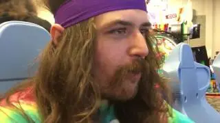 Jay Leo trains for his match against Kyle Roberts
