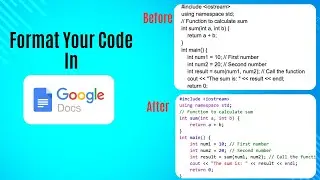 How to Format Code in Google Docs | Install Code Blocks and Add Syntax Highlighting in Google Docs