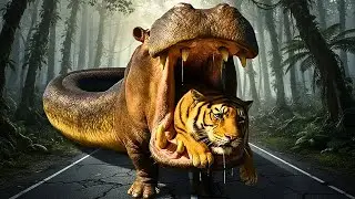 Mother Tiger vs Giant Hippo &ndash; Unbelievable Wild Attack