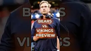 🏈 Bears vs. Vikings MNF Preview 🏈 #shorts #bears #vikings