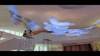 Art Lighting Design Of Engineering Lights In Hotel Lobby