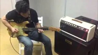 Argie Amps - Rafa Nasta testeando Argie Bluesmaster