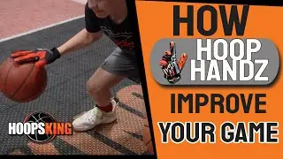 HOOP HANDZ Weighted Basketball Training Gloves w/ Anti-Grip Surface (Over 3 lbs. per Pair)