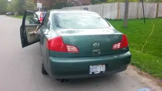 Infiniti g35 stock exhaust sound