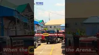 When a 22-Tyre Beast Enters Like a King | HOWO 371 Triaxle Power