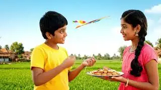 పట్నం పిల్లోడు - పల్లెటూరి సంక్రాంతి 🌾🔥🪁#telugu #festivevibes #sankranthi 