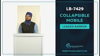 Collapsible Mobile Leaded Barrier | Radiation Protection | Phillips Safety