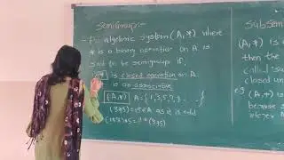 DM- Discrete Mathematics-SE CSE-IT- Semigroup, Subsemigroup