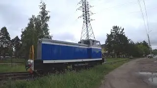 Впервые на канале: тепловоз ЯДЖД ТУ7А-3349 совершает маневровые передвижения