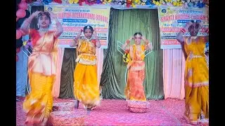 sama khele song  stage performance by SHANTI NIKETAN BALLIA students