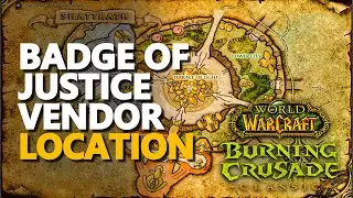 Badge of Justice Vendor Location WoW TBC G'eras