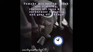 for today's video mga ka wankz yamaha mio sporty grey cvt cleaning change velt,chnge oil en change💪✌