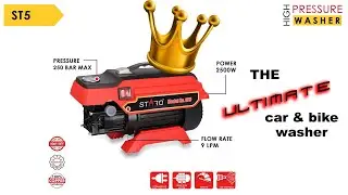 Budget pressure washer king | STARQ ST5 | With Pro Foam Cannon | 10 Mtr Hose pipe