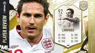ICON SWAPS LAMPARD PLAYER REVIEW | 92 ICON MOMENTS LAMPARD REVIEW | FIFA 20 Ultimate Team