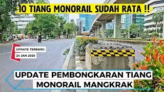Update Terkini❗️Pembongkaran Tiang Monorail Mangkrak 24 Januari 2026
