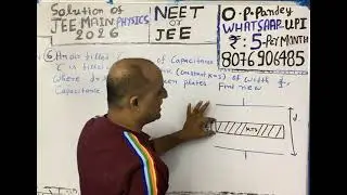 Physics numerical of Jee main 2026:Q5