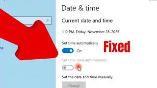 Fix Set Time Zone Automatically Greyed out in Windows 10 | Solve Can't set time zone automatically