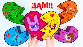 💖Paper DIY💖Incredibox COUPLE Love Sprunki Blind Box Unboxing | How To Make | ASMR