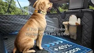 No More Messy Rides! 🚙🐕 Waterproof Dog Seat Cover for Your Car