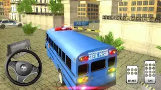 Police Bus Driving Simulator Games 2021 | Offroad Police Bus Driver Dangerous Duty-Android Gameplay