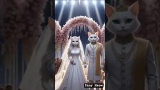 Prince Cat 💙 Princess Cat 👑 A Royal Love Story! #shorts #aicatvideo