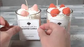 How to pipe candle wax (whipped soy wax_candle frosting) #whippedcream #candelart