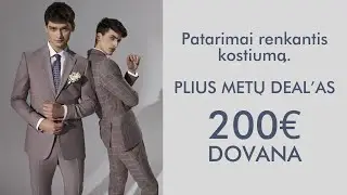 Pako Lorente pataria, kaip išsirinkti vyrišką kostiumą