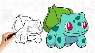 How To Draw Bulbasaur | Pokémon