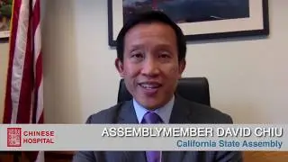 Assemblymember David Chiu thanks and congratulates Chinese Hospital for the opening of 2/F