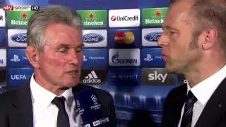 FC Barcelona - FC Bayern M&uuml;nchen 0:3 / Champions League Halbfinale 2013 - Jupp Heynckes Interview