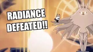 I didn't think this would be the run! FINALLY beat Radiance in Hollow Knight